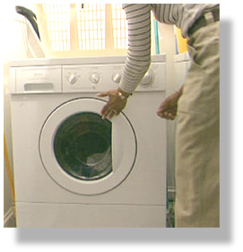Energy saving front loading washing machine