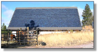 solar shingled barn