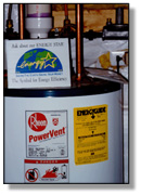 water heater energy guide label