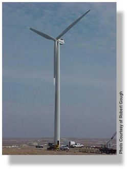 Wind turbine in North Dakota