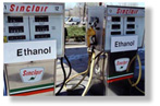Ethanol gasoline pump