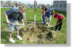 Michigan students participate in Green School activities