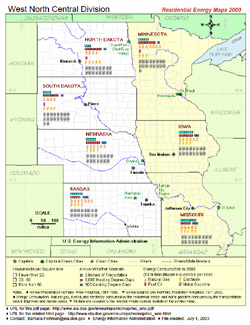 North Central U.S. Energy Map