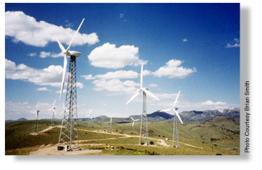 Wind Turbines in Pecos County Texas